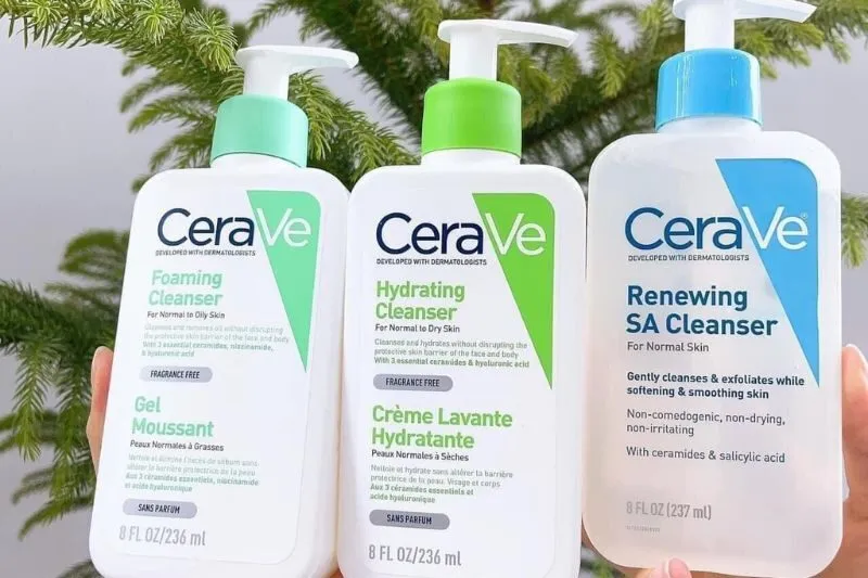 Cac thanh phan chinh trong sua rua mat Cerave cho da dau mun