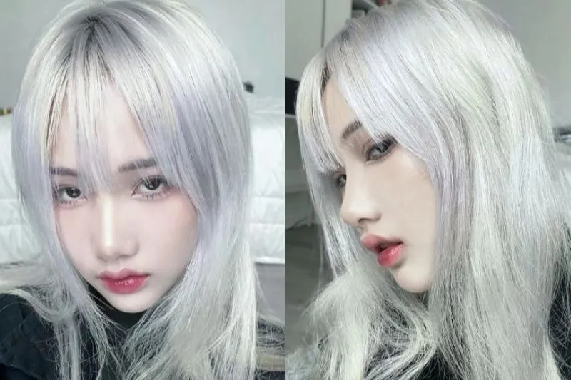 Màu bạch kim - Màu tóc cá tính và nổi bật