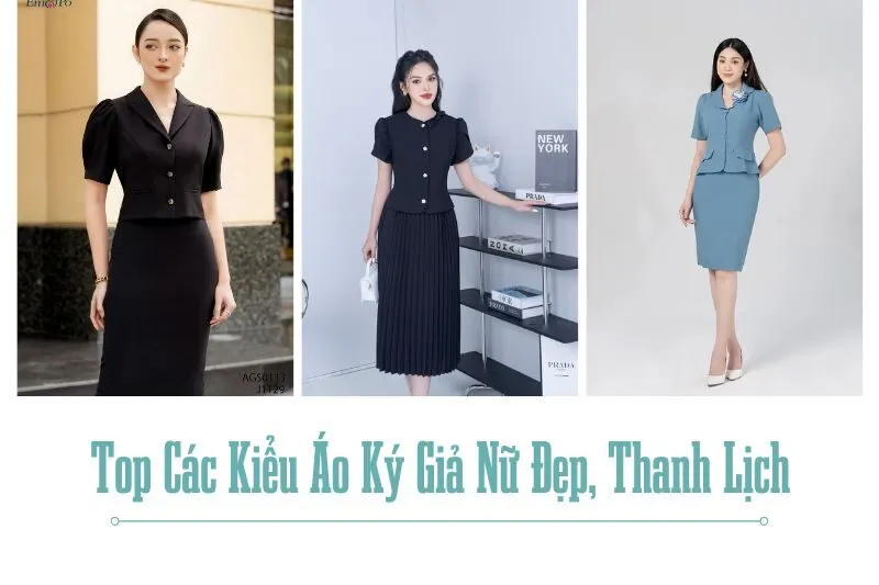 Top Các Kiểu Áo Ký Giả Nữ Đẹp, Thanh Lịch Cho Mọi Phong Cách
