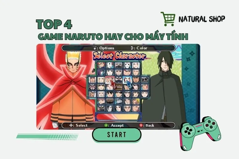 Top 4 game Naruto hay cho máy tính 2025 – Khó nhưng cực cuốn